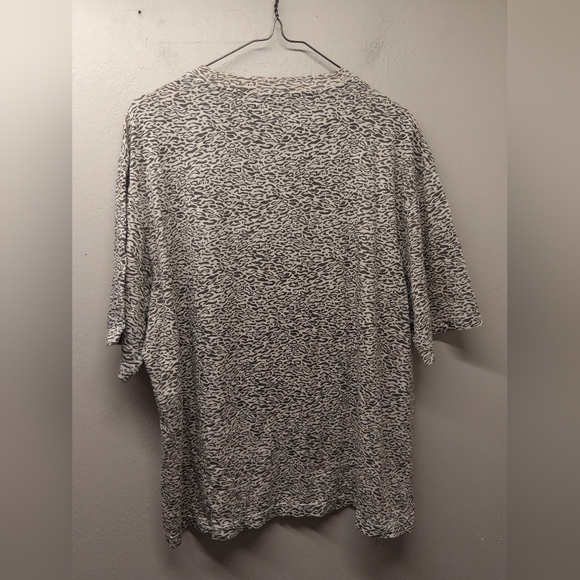 Plinko uniqueness rapture large leopard print T-shirt Women's Oversized Relaxed - Picture 8 of 9